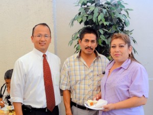 Mrs. Lupita Castañeda with her husband
