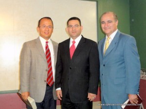 Arturo Muñoz, Pastor Luis Parada and Pastor Luis Ramos