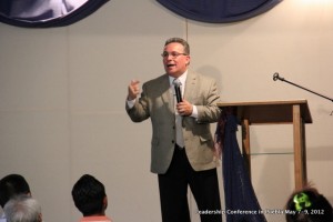 Pastor Ezequiel Salazar preaching