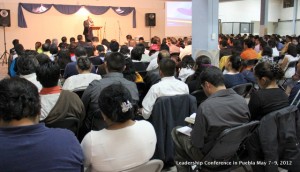 Pastor Luis Ramos preaching during our Leadership Conference